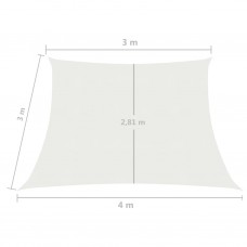 Saulessargs, 160 g/m², balts, 3/4x3 m, hdpe