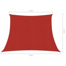 Saulessargs, 160 g/m², sarkans, 3/4x2 m, hdpe