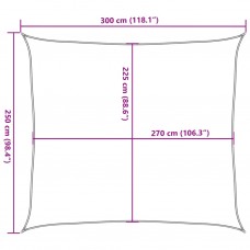 Saulessargs, 160 g/m², oranžs, 2,5x3 m, hdpe