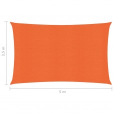 Saulessargs, 160 g/m², oranžs, 3,5x5 m, hdpe