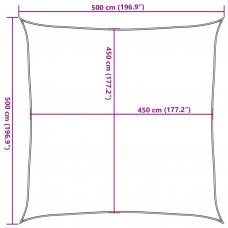 Saulessargs, 160 g/m², melns, 5x5 m, hdpe