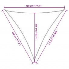 Saulessargs, 160 g/m², melns, 4,5x4,5x4,5 m, hdpe