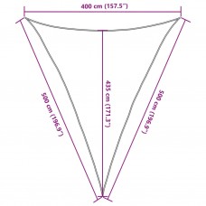 Saulessargs, 160 g/m², melns, 4x5x5 m, hdpe