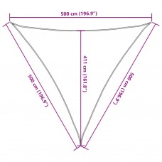 Saulessargs, 160 g/m², melns, 5x5x5 m, hdpe