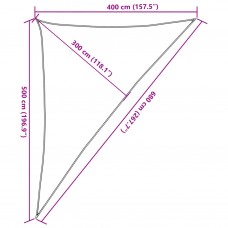 Saulessargs, 160 g/m², melns, 4x5x6,8 m, hdpe