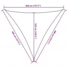 Saulessargs, 160 g/m², brūns, 4x4x4 m, hdpe