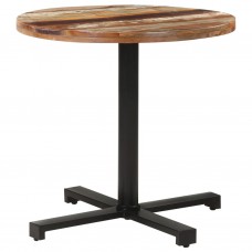 Bistro galds, apaļš, ø80x75 cm, pārstrādāts masīvkoks