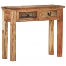 Konsoles galdiņš, 90,5x30x75 cm, akācija, pārstrādāts koks