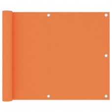 Balkona aizslietnis, 75x500 cm, oranžs audums