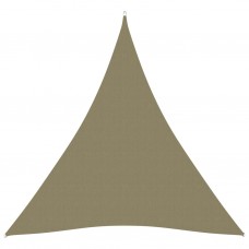 Saulessargs, 3x4x4 m, trijstūra forma, bēšs oksforda audums