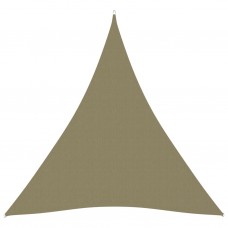 Saulessargs, 5x6x6 m, trijstūra forma, bēšs oksforda audums