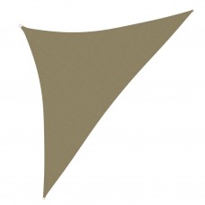 Saulessargs, 5x5x6 m, trijstūra forma, bēšs oksforda audums