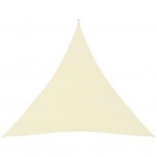 Saulessargs, 3x3x3 m, trijstūra, krēmkrāsas oksforda audums