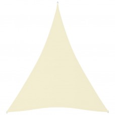 Saulessargs, 3x4x4 m, trijstūra, krēmkrāsas oksforda audums
