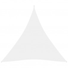 Saulessargs, 5x5x5 m, trijstūra forma, balts audums