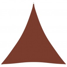 Saulessargs, 4,5x4,5x4,5 m, trijstūra, sarkanbrūns audums