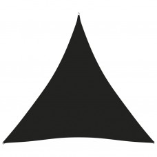 Saulessargs, 4x4x4 m, trijstūra forma, melns oksforda audums