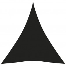 Saulessargs, 4x5x5 m, trijstūra, melns oksforda audums