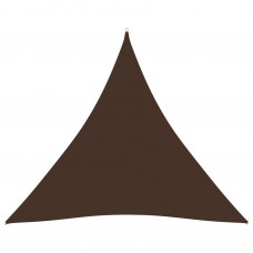 Saulessargs, 4x4x4 m, trijstūra, brūns oksforda audums