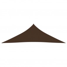 Saulessargs, 4x4x5,8 m, trijstūra forma, brūns oksforda audums