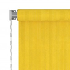 Āra ruļļu žalūzijas, 80x140 cm, dzeltenas, hdpe