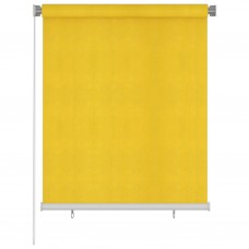 Āra ruļļu žalūzijas, 120x140 cm, dzeltenas, hdpe