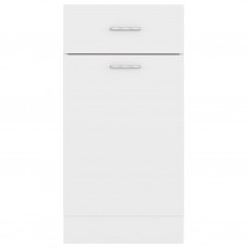 Apakšējais skapītis ar atvilktnēm, balts, 40x46x81,5 cm