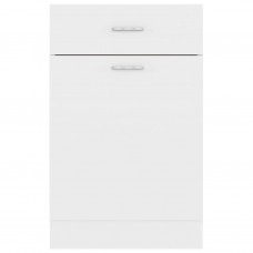 Apakšējais skapītis ar atvilktnēm, balts, 50x46x81,5 cm