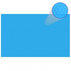 Baseina pārklājs, 800x500 cm, četrstūra, pe, zils