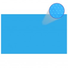 Baseina pārklājs, 1000x600 cm, četrstūra, pe, zils