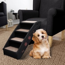 Saliekamas suņu kāpnes, 62x40x49,5 cm, melnas