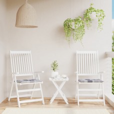 Dārza krēslu spilveni, 2 gab., četrstūri, 40x40x3 cm, audums