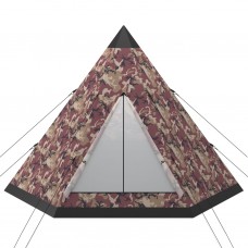 Četrvietīga telts, daudzkrāsaina