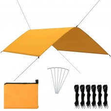 Āra brezenta telts, 3x2 m, dzeltena