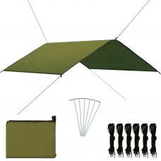 Āra brezenta telts, 4x4 m, zaļa
