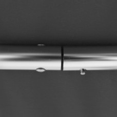 Trīsloku motorlaivas jumts, pelēks, 183x160x137 cm