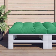 Palešu dīvāna spilvens, 70x70x12 cm, audums, zaļš