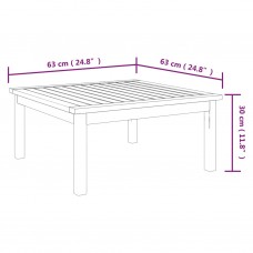 Dārza galds, 63x63x30 cm, akācijas masīvkoks