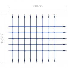 Rāpšanās tīkls, 200x150 cm, zils