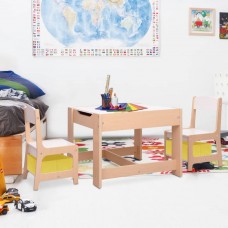 Bērnu galds ar 2 krēsliem, mdf plāksne