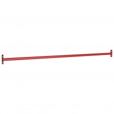 Griešanās stienis, 125 cm, tērauds, sarkans