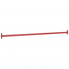 Griešanās stieņi, 3 gab., 125 cm, tērauds, sarkans