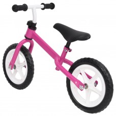 Līdzsvara velosipēds, 9,5 collu riteņi, rozā