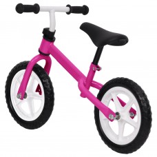 Līdzsvara velosipēds, 11 collu riteņi, rozā
