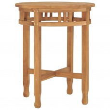 Bistro galds, ø60x60 cm, masīvs tīkkoks