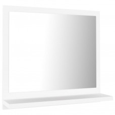 Vannasistabas spogulis, balts, 40x10,5x37 cm, skaidu plāksne