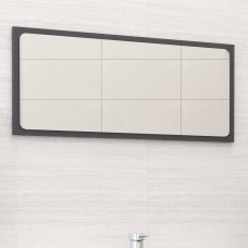 Vannasistabas spogulis, spīdīgi pelēks, 80x1,5x37 cm