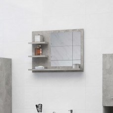 Vannasistabas spogulis, pelēks, 60x10,5x45 cm, skaidu plāksne