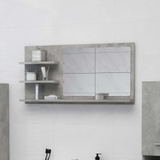 Vannasistabas spogulis, pelēks, 90x10,5x45 cm, skaidu plāksne