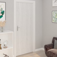 Durvju līmplēves, 4 gab., 210x90 cm, balta koka dizains, pvc